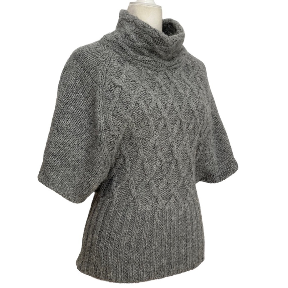 Twins Made in Italy Wool Alpaca Italian Sweater Cable knit - Picture 8 of 10